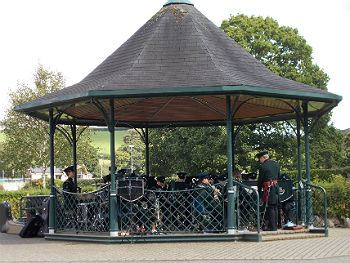 Band & Bugles Durham Army Cadet Force In Simmons Park Bandstand