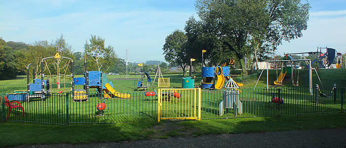 Play area in Simmons Park, Okehampton